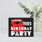 Carte Postale Faire-part Moderne Enregistrer la Date 8e fête d'anniversaire (Debout devant)