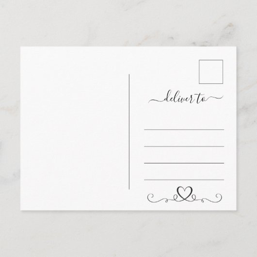 Carte Postale Faire-part Moderne Golden Green Agate Marbre Enregistrer la d (Dos)