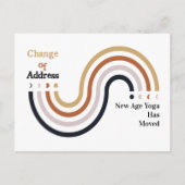 Carte Postale Faire-part Moderne Nous avons déplacé le changement d'adresse (Devant)
