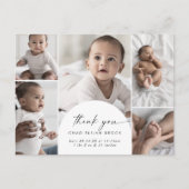 Carte Postale Faire-part Moderne remerciement de naissance multi photo arch (Devant)