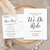 Carte Postale Faire-part Modifier la date reportée Nous refaisons