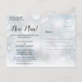 Carte Postale Faire-part Modifier la date reportée Nous refaisons l'événeme (Dos)