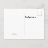 Carte Postale Faire-part Mon Chat Et Moi Avons Une Nouvelle Adresse Déménag (Dos)