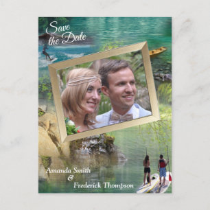 Carte Postale Faire-part Monde Océans & Rivières, Lacs & Activités sportive