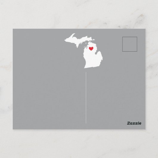 Carte postale Faire-part MONTANA (Dos)