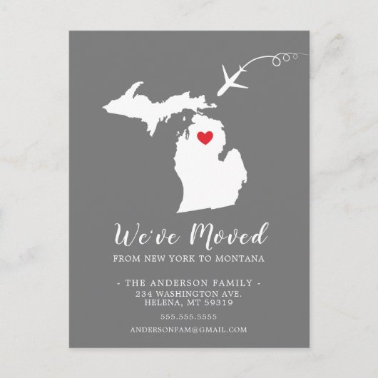 Carte postale Faire-part MONTANA (Devant)