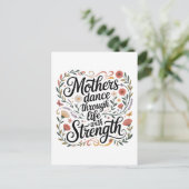 Carte Postale Faire-part Mothers Dance Through Life With Strength (Debout devant)