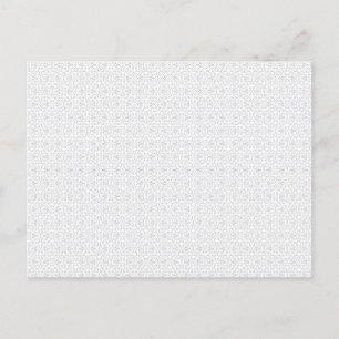 Carte Postale Faire-part Motif de carrelage géométrique gris clair
