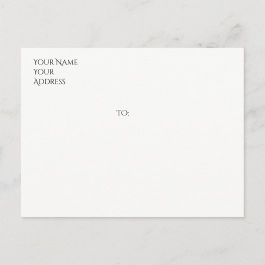 Carte Postale Faire-part Moto personnalisé Enregistrer la date (Dos)