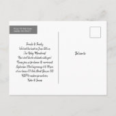 Carte Postale Faire-part Mountains Were Calling Photo Wedding (Dos)