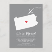 Carte postale Faire-part Moving Pennsylvania (Devant)