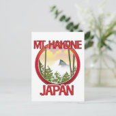 Carte Postale Faire-part Mt. Hakone Japon (Debout devant)