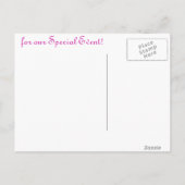 Carte Postale Faire-part Muffin glacé (Dos)