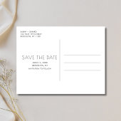 Carte Postale Faire-part Music Player Photo Wedding Enregistrer la date