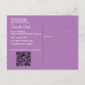 Carte Postale Faire-part Nacre fusionné comme des tourbillons liquides (Dos)