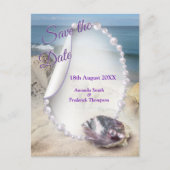 Carte Postale Faire-part Nacre fusionné comme des tourbillons liquides (Devant)