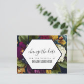 CARTE POSTALE FAIRE-PART NAVIRE KRAFT BOURGOGNE FLEURAL MARIAGE CHANGER LA  (Debout devant)