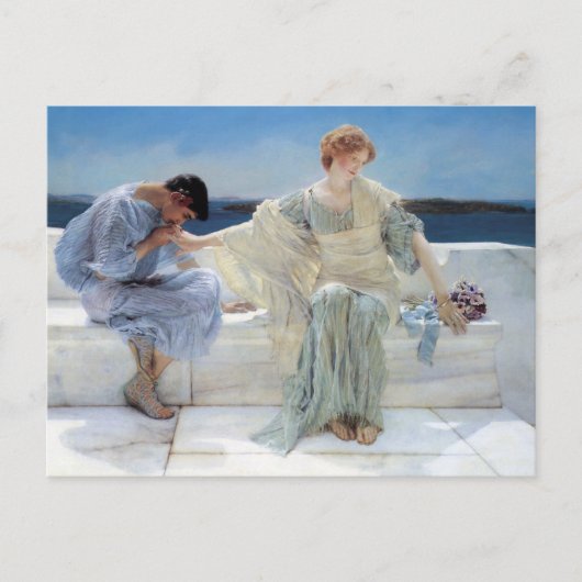 Carte Postale Faire-part Ne me demandez plus by Alma Tadema Mariage (Devant)