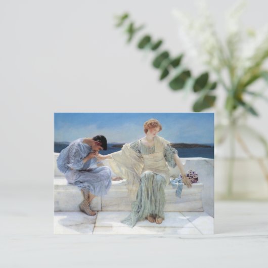 Carte Postale Faire-part Ne me demandez plus by Alma Tadema Mariage (Debout devant)