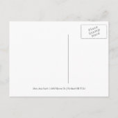 Carte Postale Faire-part Noël Enregistrer La Date String Lights Argent (Dos)