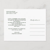 Carte Postale Faire-part noeud celtique | Changement de plan Mariage irland (Dos)