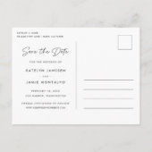 Carte Postale Faire-part Notre aventure commence | Multi Photo Enregistrer  (Dos)