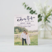 Carte Postale Faire-part Notre aventure de la Marine commence Photo Enregis (Debout devant)