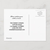 Carte Postale Faire-part Notre Bureau A Déménagé (Dos)