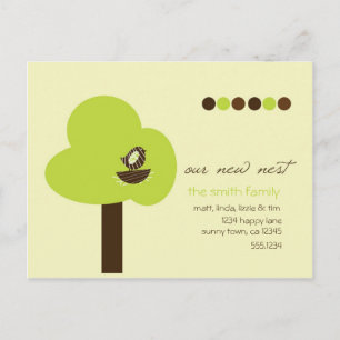 Carte Postale Faire-part Notre nouveau nid