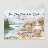 Carte Postale Faire-part Notre nouveau quartier | Annonce de déménagement (Devant)