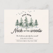 Carte Postale Faire-part Notre nouvelle annonce de déménagement dans le coi (Devant)