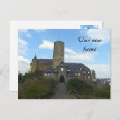 Carte Postale Faire-part Notre nouvelle maison - Nous avons déménagé les ca (Devant / Derrière)