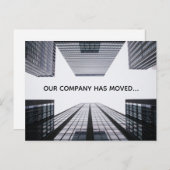 Carte Postale Faire-part Notre Société A Déplacé Le Changement D'Adresse Pr (Devant / Derrière)