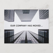 Carte Postale Faire-part Notre Société A Déplacé Le Changement D'Adresse Pr (Devant)