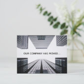 Carte Postale Faire-part Notre Société A Déplacé Le Changement D'Adresse Pr (Debout devant)