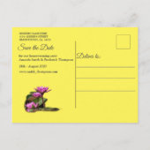 Carte Postale Faire-part Notre soleil est une étoile et un foie (Dos)