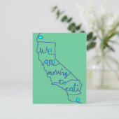 Carte Postale Faire-part nous allons à cali (Debout devant)
