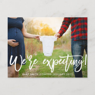 Carte Postale Faire-part Nous attendons un bébé !