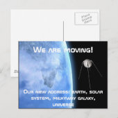 Carte Postale Faire-part Nous avançons (Devant / Derrière)