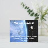 Carte Postale Faire-part Nous avançons (Debout devant)