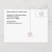 Carte Postale Faire-part nous avons affiché l'annonce : pop maison (Dos)