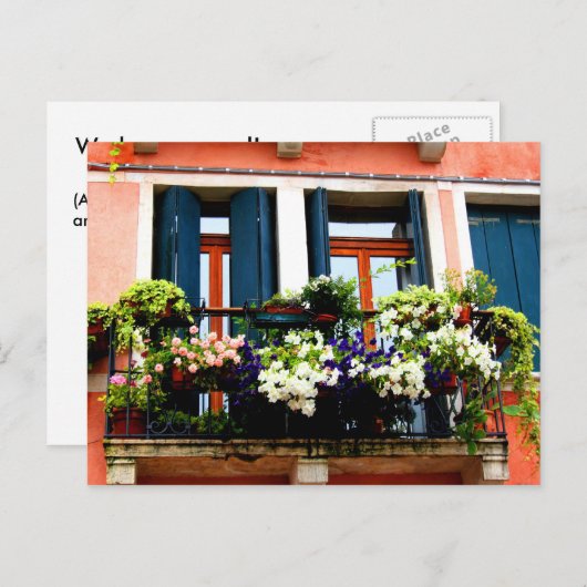 Carte Postale Faire-part Nous Avons Déménagé ! (Devant / Derrière)