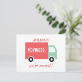 Carte Postale Faire-part Nous Avons Déménagé ! (Debout devant)