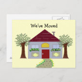 Carte Postale Faire-part Nous avons déménagé (Devant / Derrière)