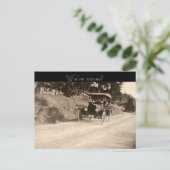 Carte Postale Faire-part Nous avons déménagé (Debout devant)