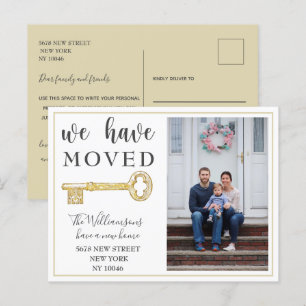 Carte Postale Faire-part Nous avons déménagé Annonce de déménagement avec