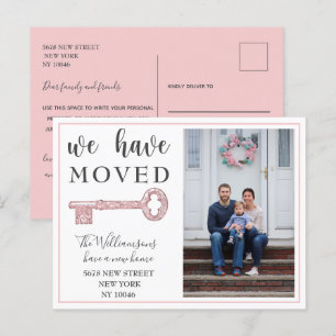 Carte Postale Faire-part Nous avons déménagé Annonce de déménagement avec