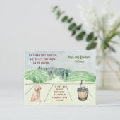 CARTE POSTALE FAIRE-PART NOUS AVONS DÉMÉNAGÉ - ANNONCE DE DÉMÉNAGEMENT DE C (Debout devant)