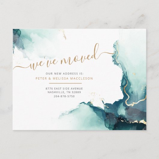 Carte Postale Faire-part Nous avons déménagé Annonce de nouvelle adresse (Devant)