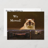 Carte Postale Faire-part Nous avons déménagé ! Annonce de nouvelle adresse  (Devant / Derrière)